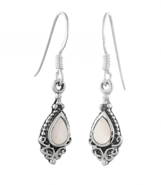 Boucles d'oreilles Argent Pierre 1,50cm Prix Paire