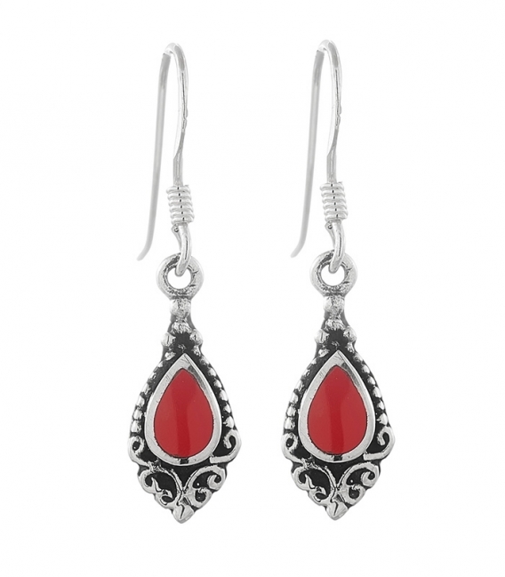 Boucles d'oreilles Argent Pierre 1,50cm Prix Paire