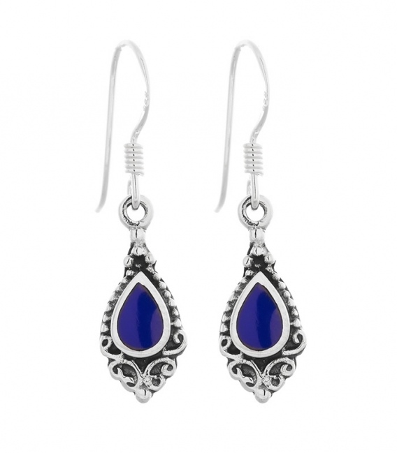 Boucles d'oreilles Argent Pierre 1,50cm Prix Paire