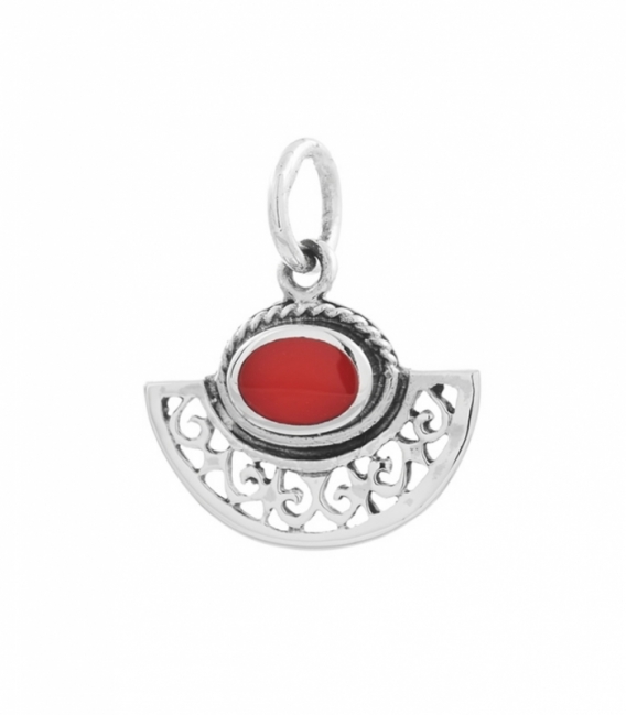 Pendentif Argent Pierre 12mm