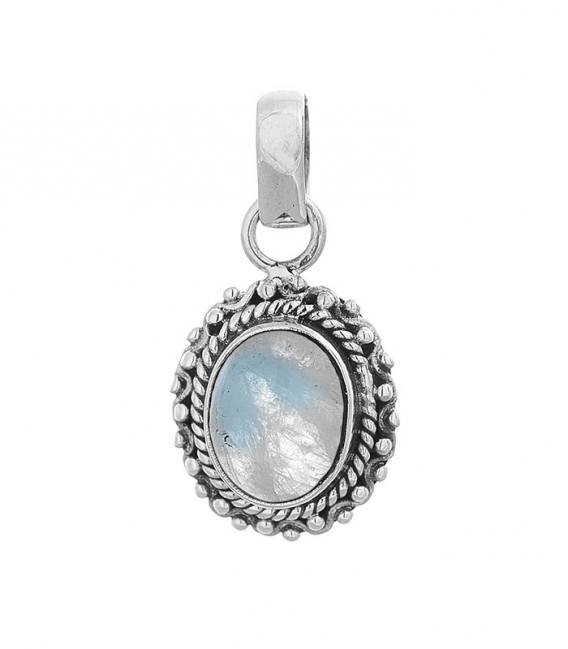 Pendentif Argent Pierre 1,70cm