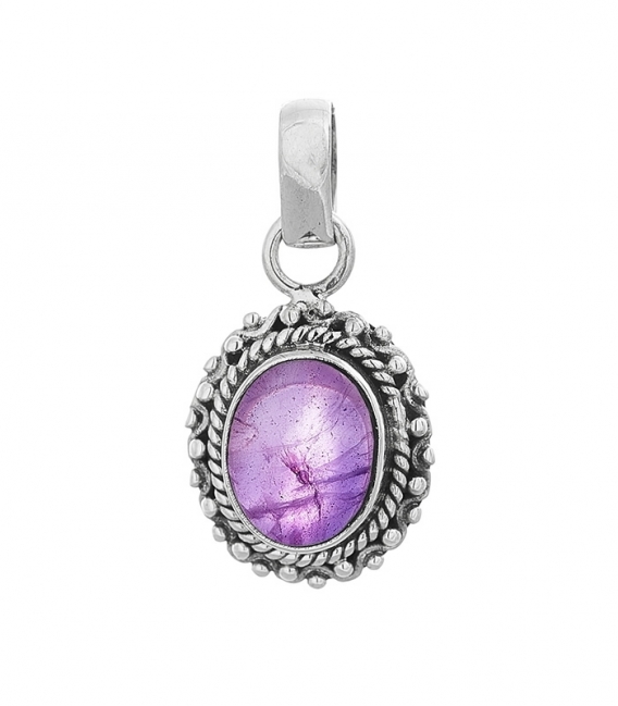 Pendentif Argent Pierre 1,70cm