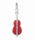 Colgante Plata Violin Piedra