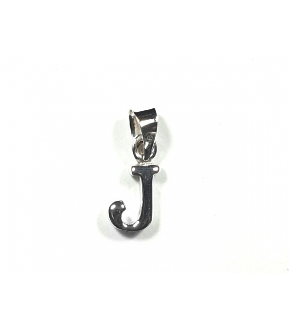 Pendentif Argent Lettre 15mm