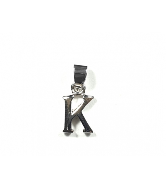 Pendentif Argent Lettre 15mm