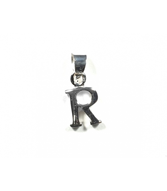 Pendentif Argent Lettre 15mm