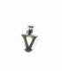 Pendentif Argent Lettre 15mm