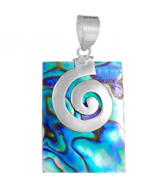 Pendentif Argent Avalone Spirale