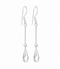 Boucles d'oreilles Argent Pierre de Lune Long Prix Paire