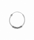 Aro Bali Plata 22 X 1.2mm Precio Par