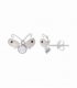 Boucles d'oreilles Argent Papillon d'émail Prix Paire