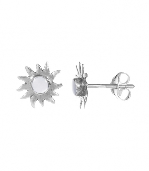 Boucles d'oreilles Argent Soleil Minéraux Prix paire