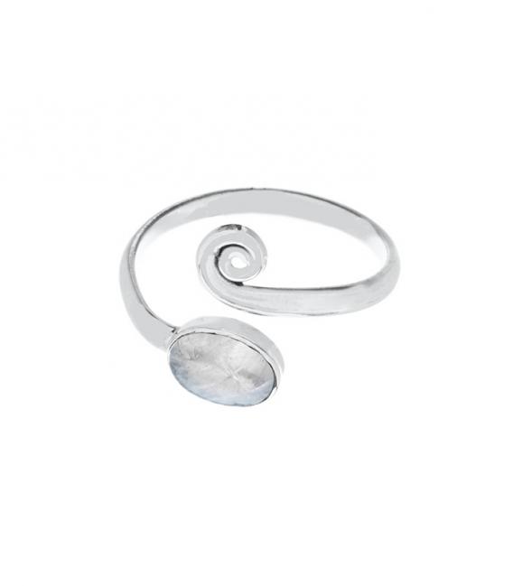 Bague Argent Pierre 8mm