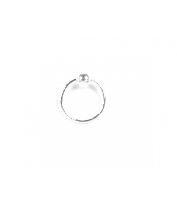 Aro Piercing Plata Bola 2mm. Precio par