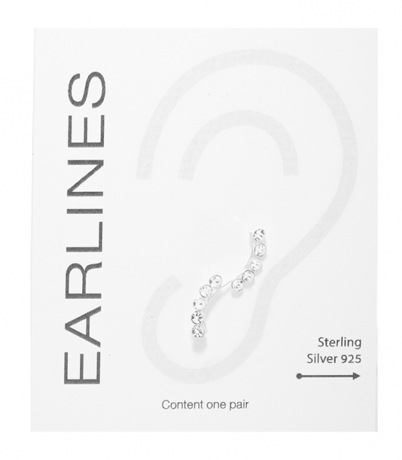 Boucles d'oreilles Argent Grimpeur Zirconiums Prix Paire