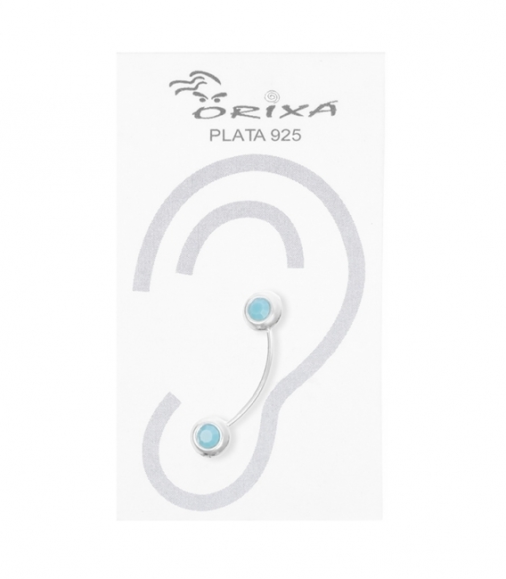 Boucles d'oreilles Argent Grimpeur Zirconiums Prix Paire