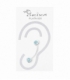 Boucles d'oreilles Argent Grimpeur Zirconiums Prix Paire