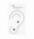 Boucles d'oreilles Argent Grimpeur Zirconiums Prix Paire