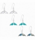 Boucles d’oreilles Argent Queue de Baleine Mineral Prix Paire