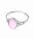 Bague Argent Nacre Rose 11 X 8mm