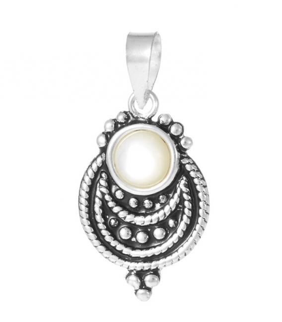 Pendentif Argent Pierre 16mm