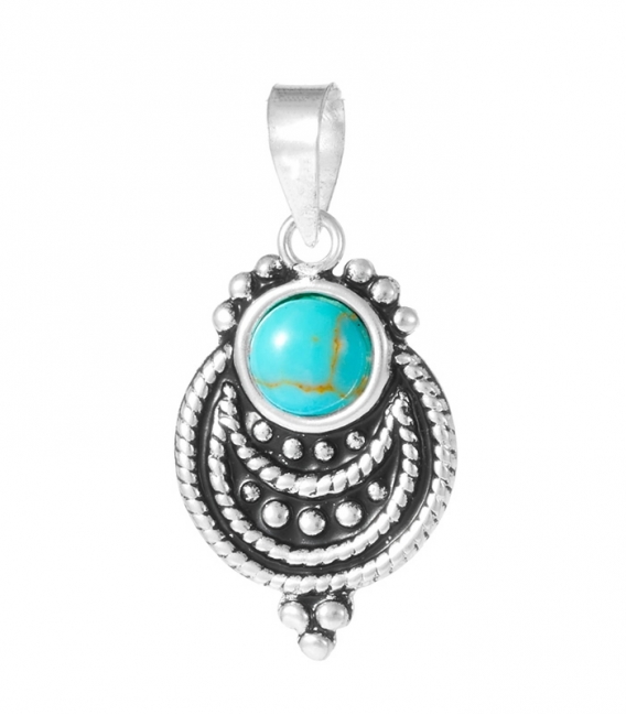 Pendentif Argent Pierre 16mm