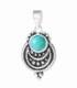 Pendentif Argent Pierre 16mm