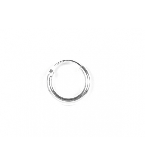 Créoles Argent Lisses 8 a 60mm Grosseur 2mm Prix Paire