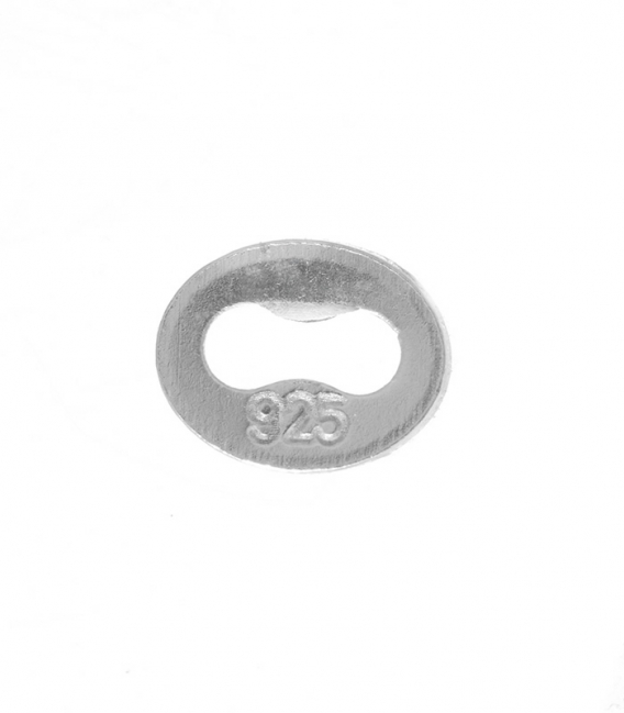 Chapa Plata Cadena 925