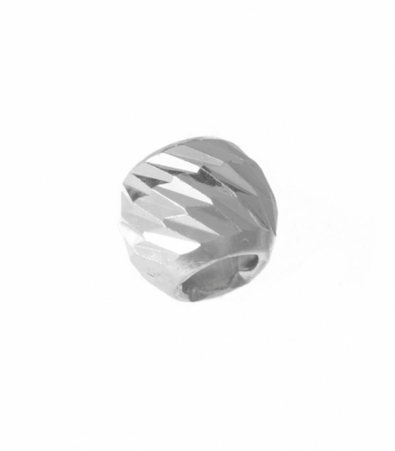 Bola Plata Gallonada Diamantada 3mm