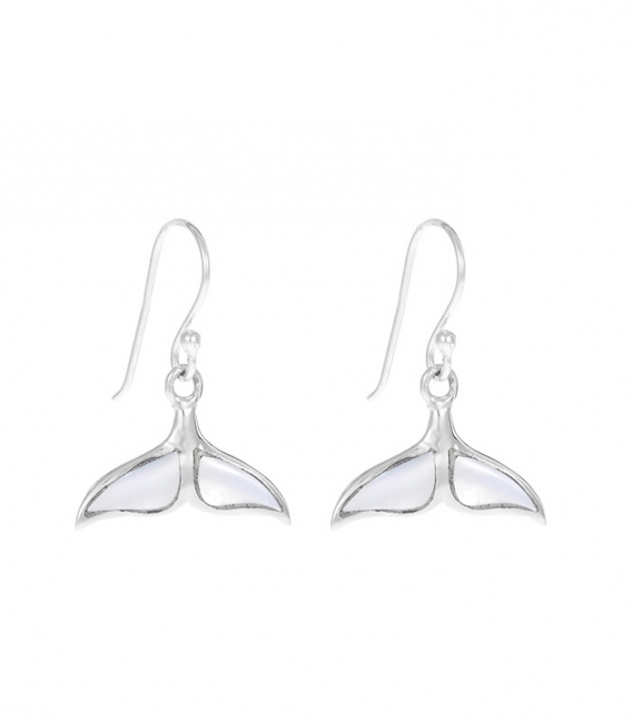 Boucles d’oreilles Argent Queue de Baleine Mineral Prix Paire