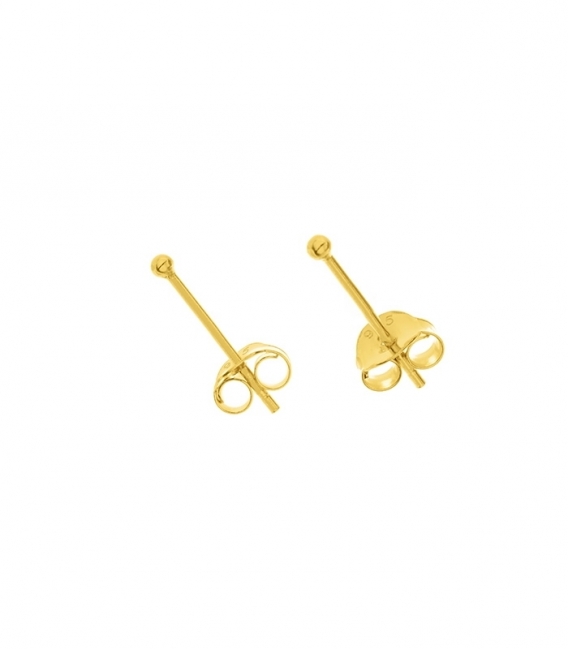 Boucles d'Oreilles Argent Boule Recouverte. Prix paire