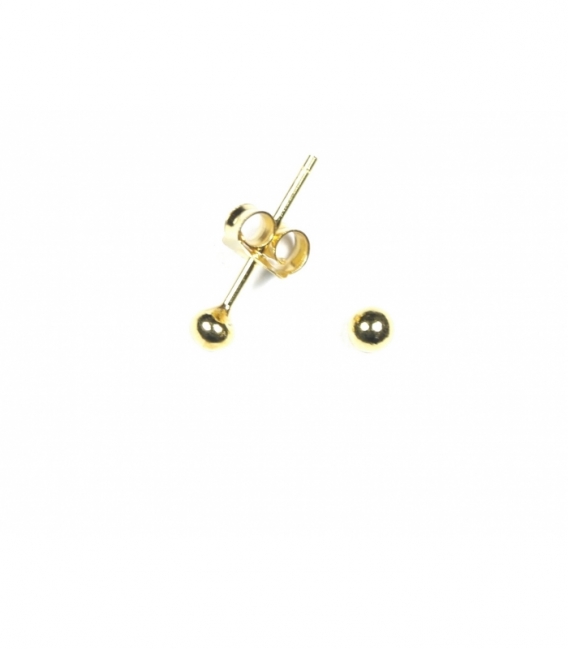 Boucles d'Oreilles Argent Boule Recouverte. Prix paire