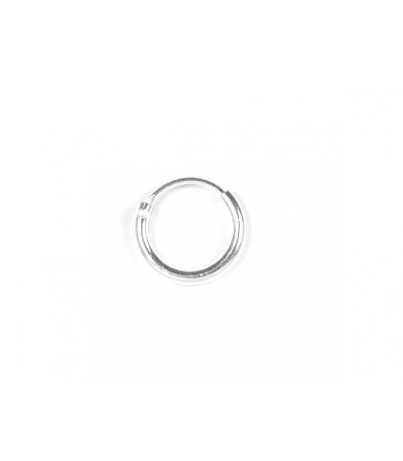 Créoles Argent Lisses 8 a 60mm Grosseur 1.5mm Prix Paire