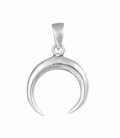 Pendentif Argent Lune Inversée 16mm