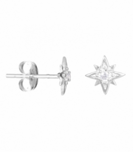 Boucles d'oreilles Étoile Zirconium Prix Paire