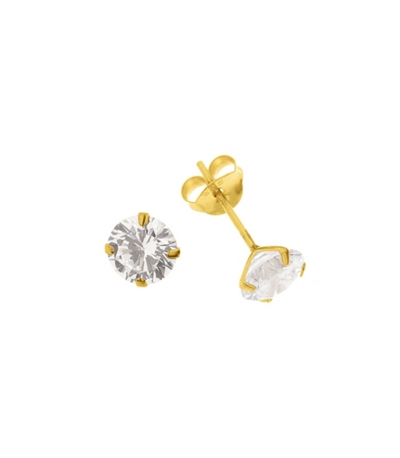 Boucles d’oreilles Zirconium Serties Recouvert Prix pair