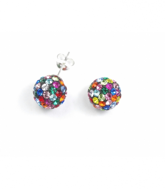 Boucles d’oreilles boule Couleur