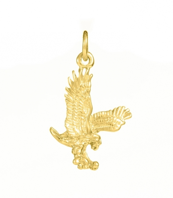 Pendentif Argent Aigle Recouverte