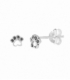 Boucles d'oreilles Argent Empreinte de Chien Prix Paire