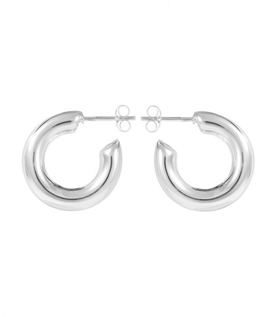 Demi Créoles Créateurs 20 X 4mm Prix Paire