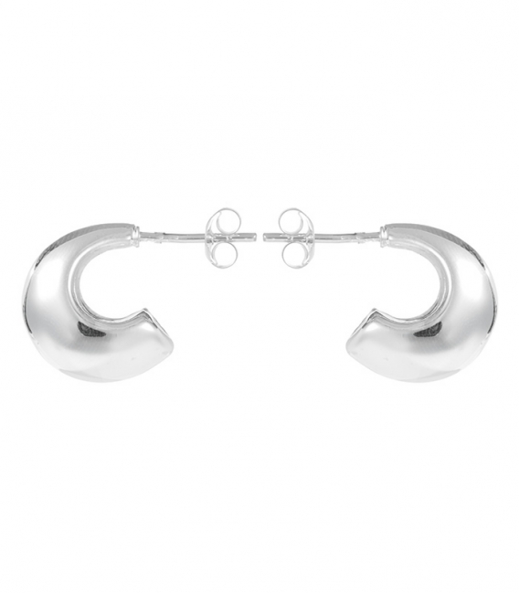 Boucles Argent d'oreilles Créateurs 14mm Prix Paire