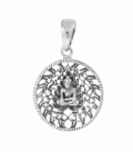 Pendentif Argent Bouddha Ø16.5mm