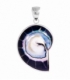 Pendentif Argent Coquillage Nautilus 33mm