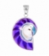 Pendentif Argent Coquillage Nautilus 33mm