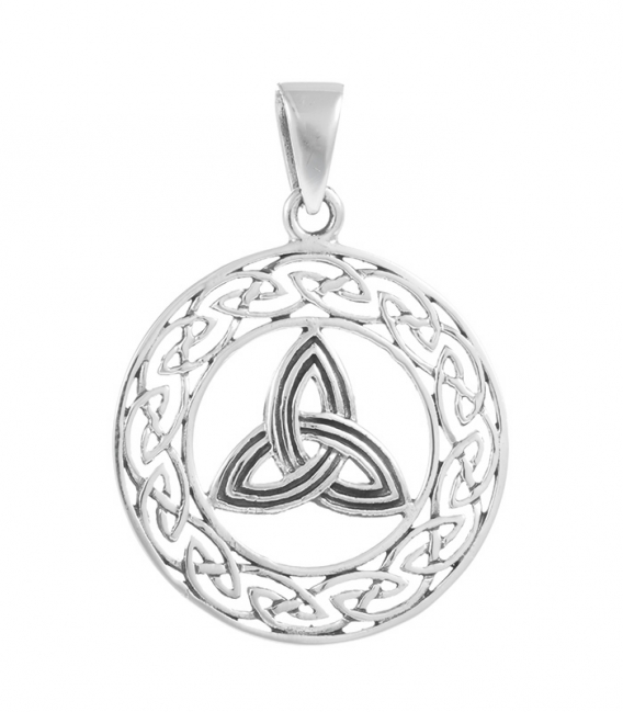 Pendentif Argent Triskèle Ø27.5mm