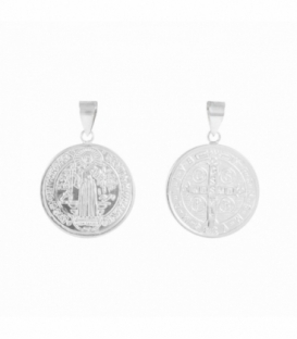 Pendentif Argent Saint-Bénito Ø20mm