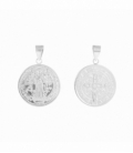 Pendentif Argent Saint-Bénito Ø20mm