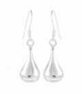 Boucles d'oreilles Argent Larme 20mm Prix Paire