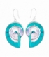 Boucles d'oreilles Argent Nautilus 29mm Prix Paire